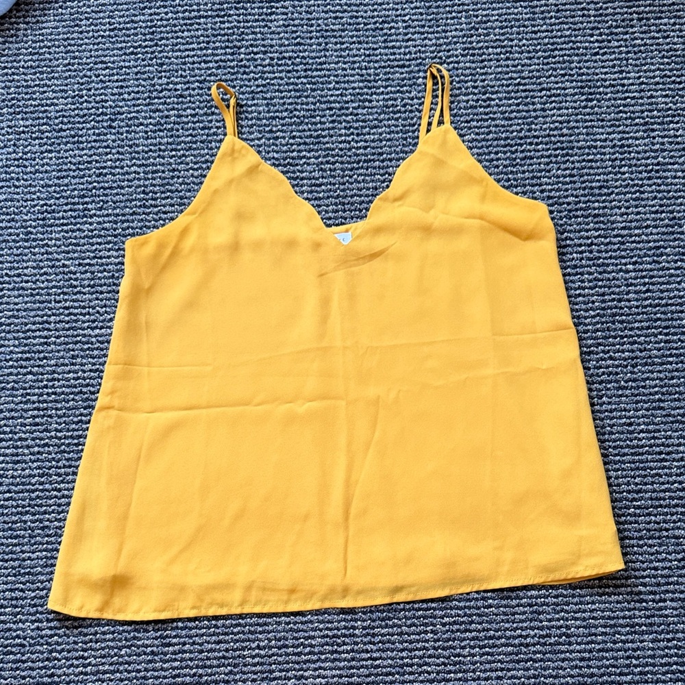 Francesca's Collections Mustard Yellow Blouse